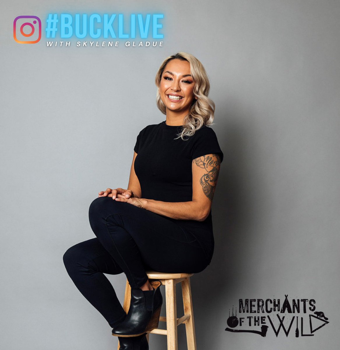 BuckProductions's tweet photo. #buckfam is so stoked to shine a spotlight on Skylene Gladue &amp; Sean Morriseau of @MOTWshow! 
.
.
#firstnations #merchantsofthewild #bucklive #buckvibe #buckproductions #indigenousseries #indigenousprogramming #indigenoushistorymonth #indigenouspeoplesday https://t.co/JWk4magg3y