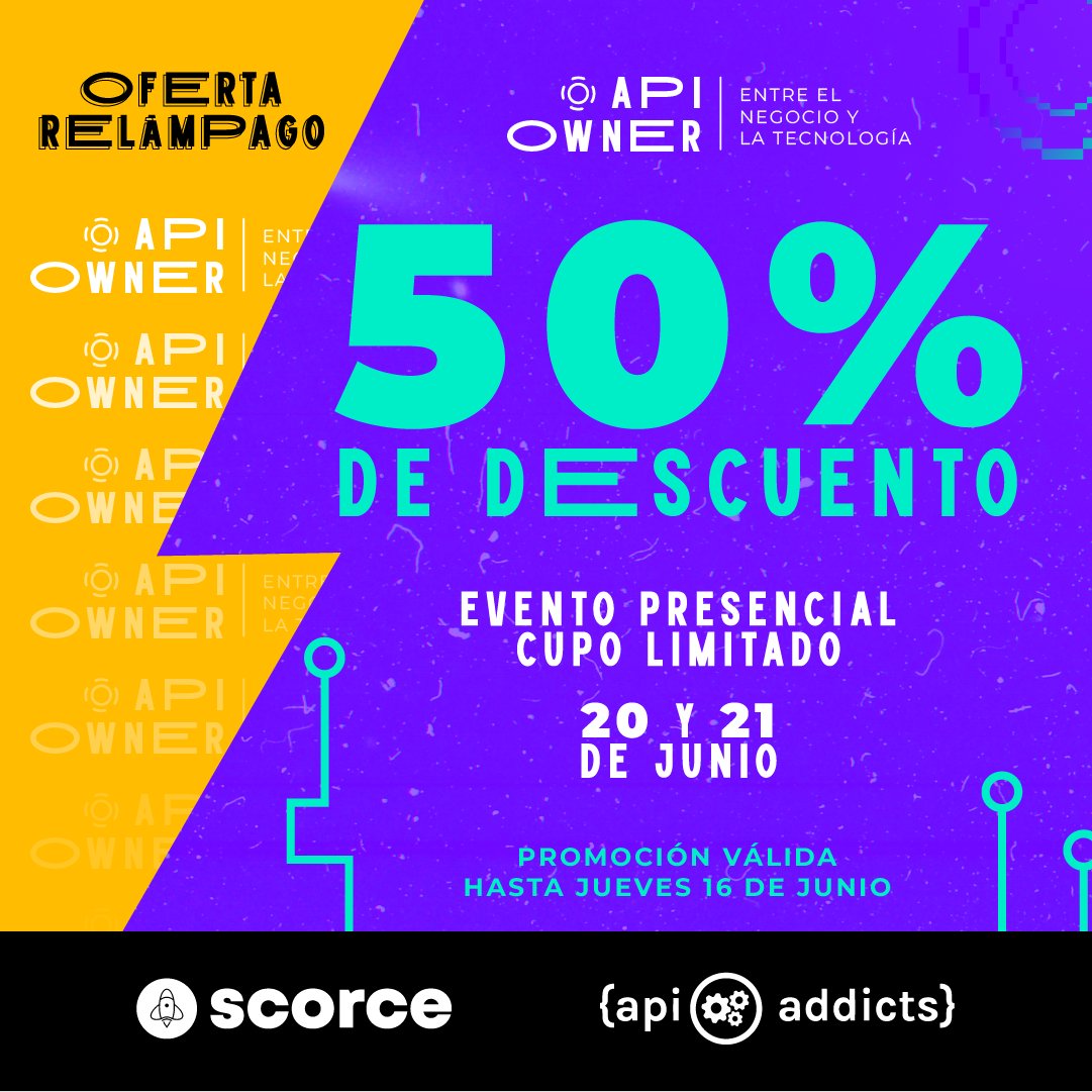 scorceio's tweet photo. 🤑¡Lazamos esta promoción de locura solo 24 horas para que ninguno se quede fuera de este gran curso!🤑

⏰⏰No dejes pasar la promo e inscríbete HOY MISMO, usa el código de descuento *MEX50*:
https://t.co/7oVrlZsqkD https://t.co/Fjb5zYtnli