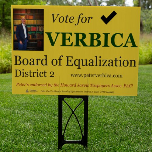 ElectVerbica's tweet photo. An ABC subsidiary recently reported a gas station in California pricing $9.60/gal.  Time to vote differently?  Vote for Fiscal Conservative, Peter Coe Verbica for Board of Equalization, District 2! https://t.co/u3VkFQbGIv