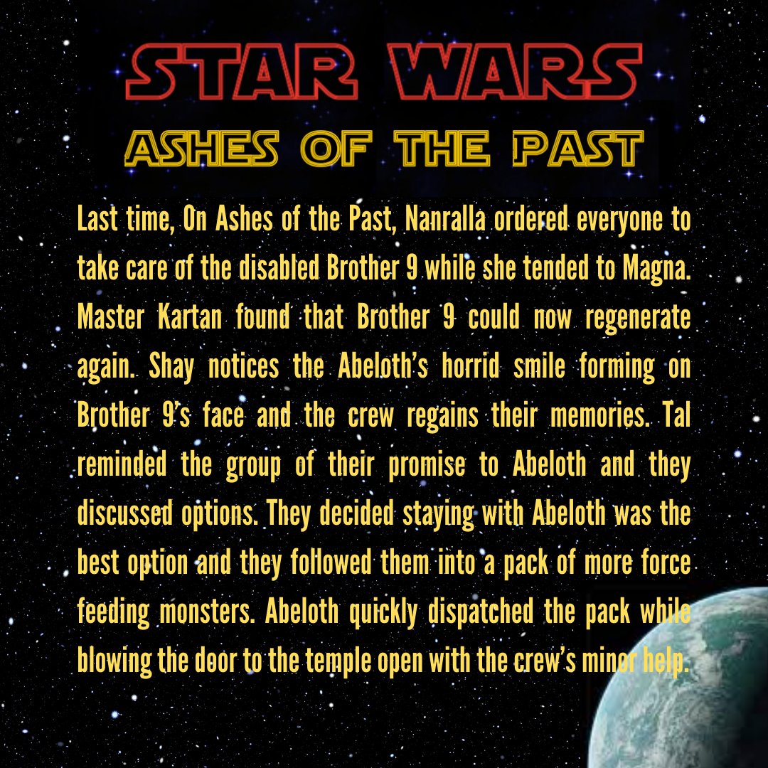 AZAStarWars's tweet photo. Now live on https://t.co/WY033Xwoms. Star Wars Edge of the Empire: Ashes of the Past- Episode 57! @ExtraLife4Kids @ExtraLifeAtl #StarWars #tabletopgaming #extralife #twitchtv https://t.co/HvqBwfheof