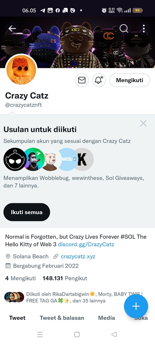 putri_ave's tweet photo. @sof1azara03 @crazycatznft Done https://t.co/KwCnWdULR4