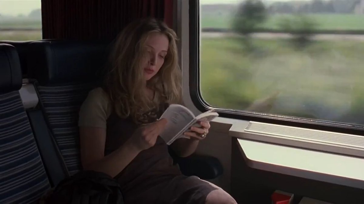 levmauc's tweet photo. Ya es 16 de Junio. Se cumplen 27 años del encuentro entre Jesse y Céline en el tren de BEFORE SUNRISE. https://t.co/gZswdjIVEU