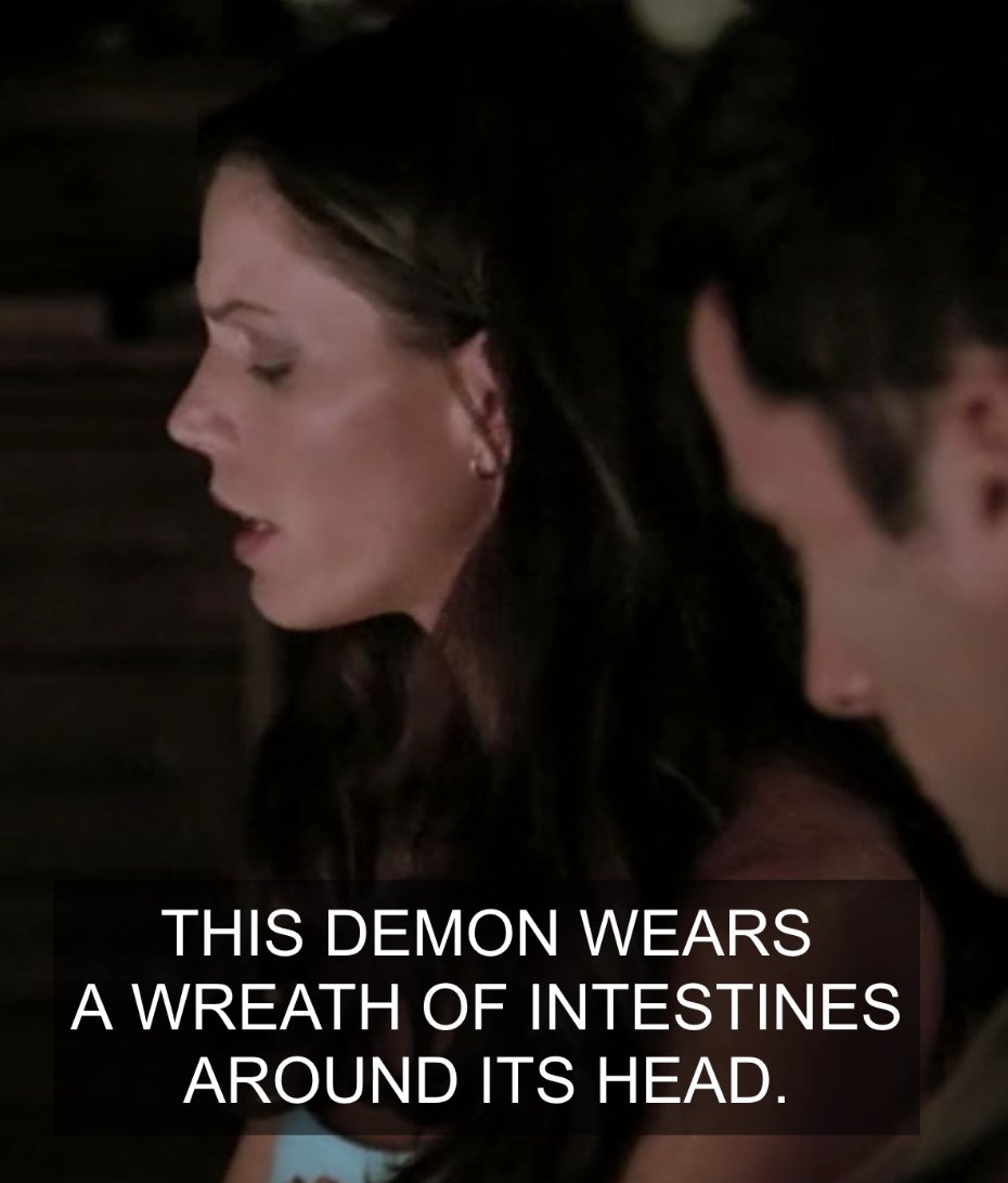 slayerfestx98's tweet photo. Cordelia never misses https://t.co/6TaKTGeFjh