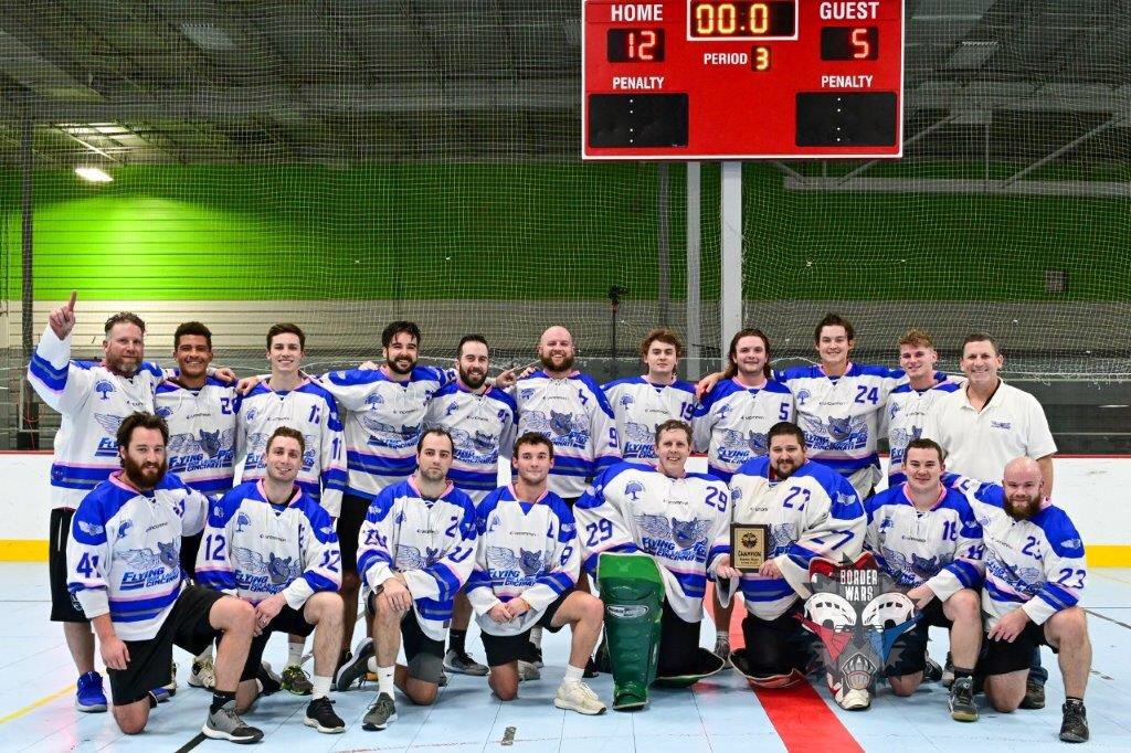 Michael Cotsonas (@mcotsonas) on Twitter photo Word on the street is the <a href="/ChicagoOutlaws/">Chicago Outlaws</a> don’t like to come to the <a href="/bearpawlax/">Bearpaw Lacrosse Events</a> Border Wars tourney every Dec because it seems like the winter Pigs <a href="/CincinnatiPigs/">Cincinnati Flying Pigs Box Lacrosse</a> find a way to win it pretty much every year. At least that’s word on the street… Word on the street is the <a href="/ChicagoOutlaws/">Chicago Outlaws</a> don’t like to come to the <a href="/bearpawlax/">Bearpaw Lacrosse Events</a> Border Wars tourney every Dec because it seems like the winter Pigs <a href="/CincinnatiPigs/">Cincinnati Flying Pigs Box Lacrosse</a> find a way to win it pretty much every year. At least that’s word on the street…