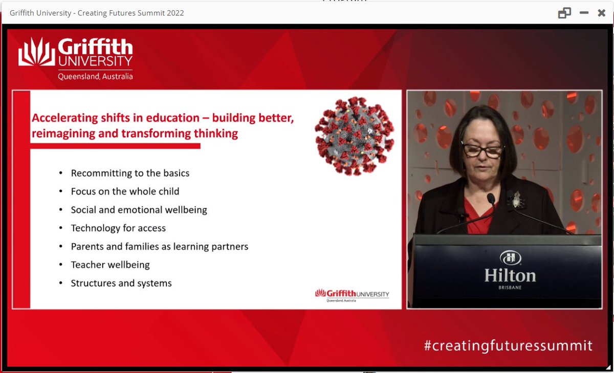 #creatingfuturessummit Innovative disruption ... things to consider <a href="/DonnaPendergast/">Donna Pendergast</a>