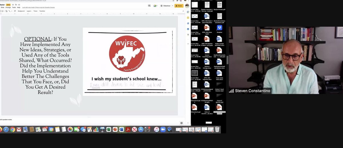 This afternoon, members of our team wrapped up the final session of <a href="/DrSConstantino/">Steve Constantino</a>’s Engage Every Family: 5 Simple Principles leadership cohort. Over the past year, our team has been dedicated to learning proven #familyengagement strategies that support student achievement.💡
