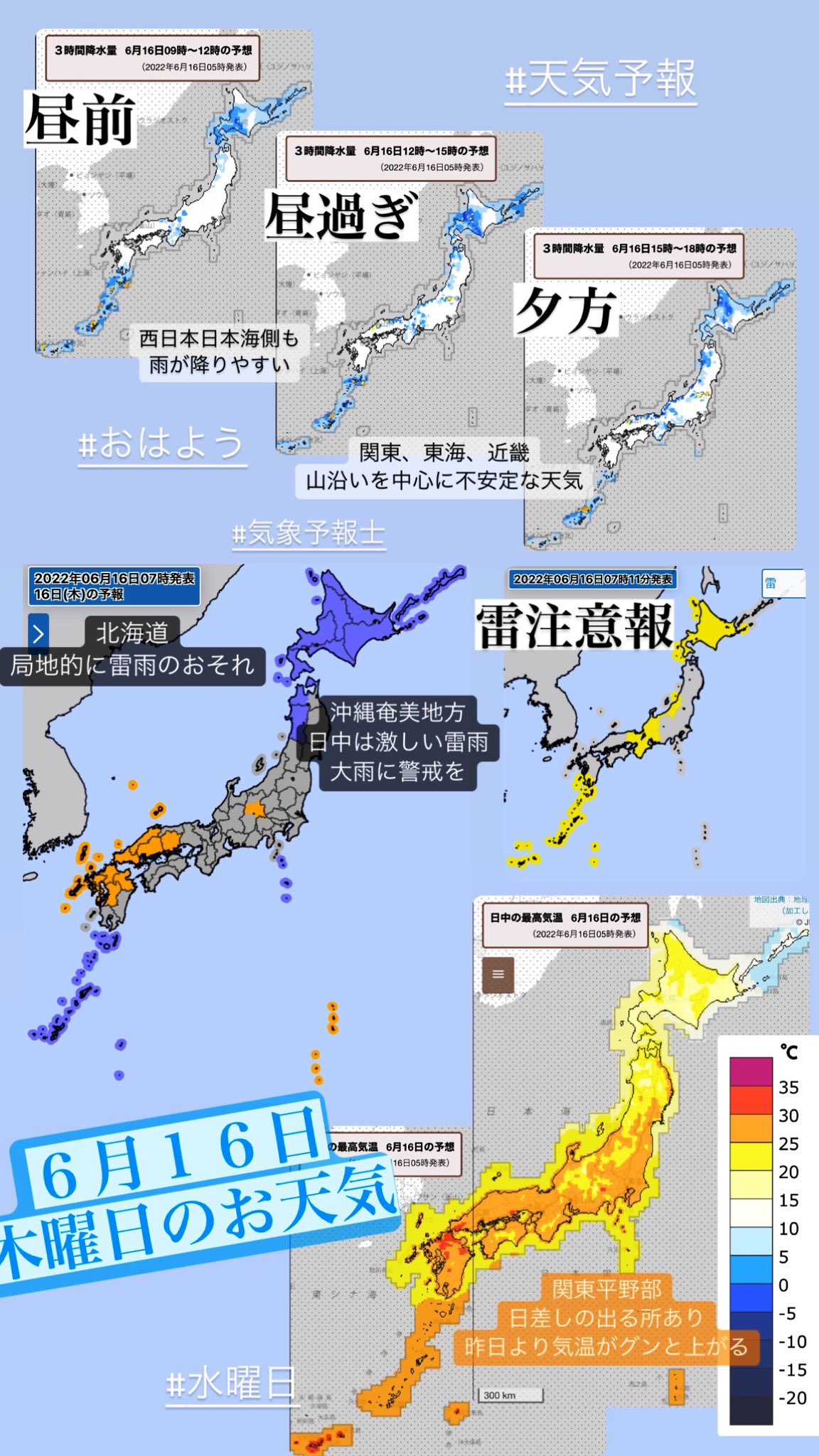 片岡 信和 関東地方は真夏日に迫る暑さ 洋服選び注意っす 木曜日にいきましょ おはよう 天気予報 気象予報士 T Co Say9lv1qud Twitter