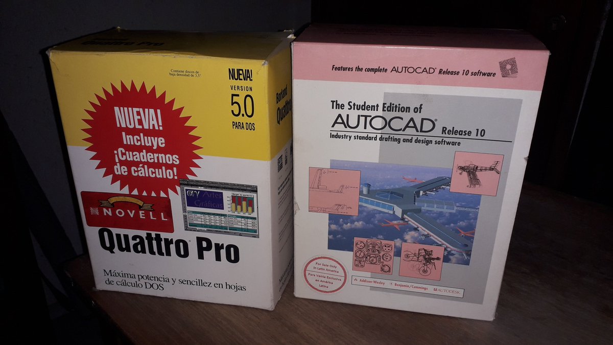 tswysen's tweet photo. Ordenando el baúl de los recuerdos encontré estas joyas del año... 🤔 #QuattroPro #Autocad https://t.co/i3IazM1xmU