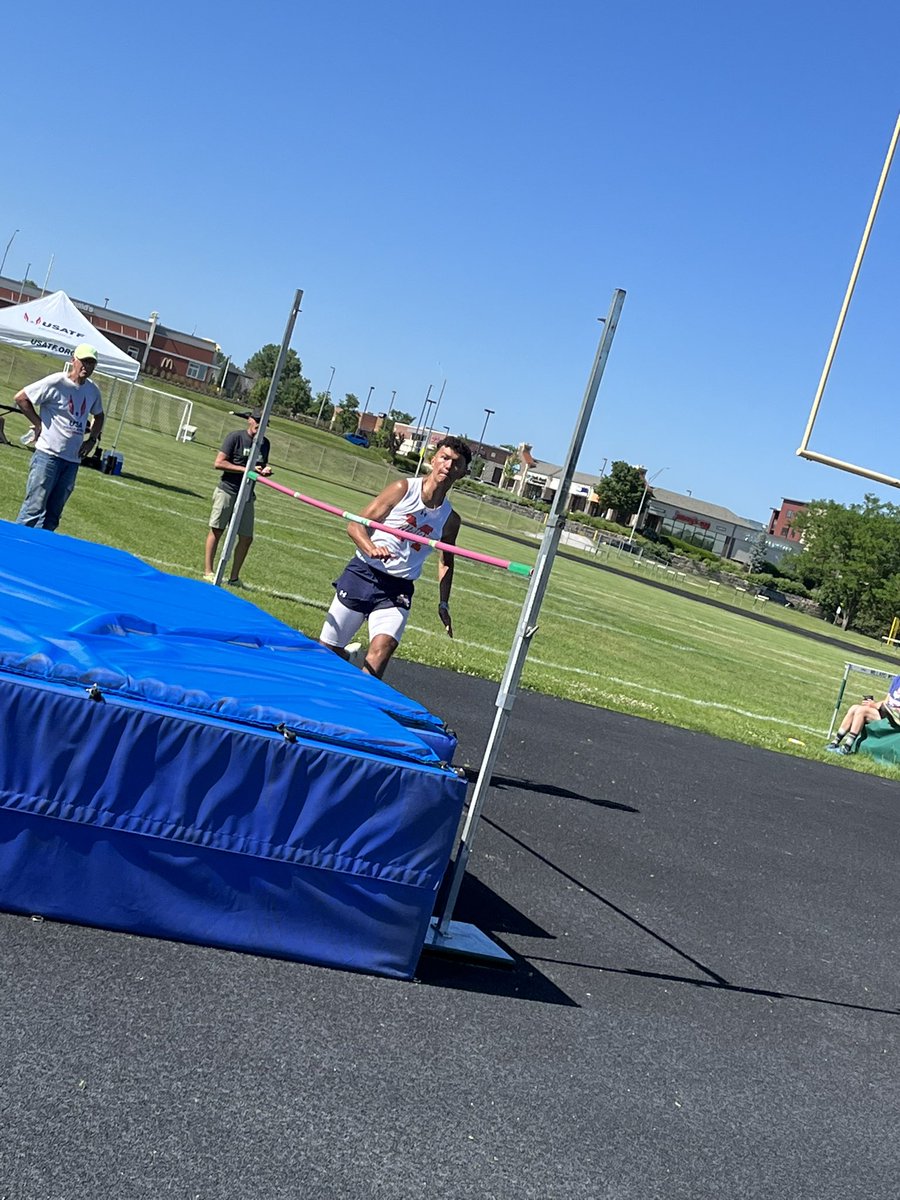 Braytn gets things started at the Nebraska Junior Olympics with day 1 of the decathlon. Way to try new things <a href="/braytn_nespor/">Braytn Nespor</a>