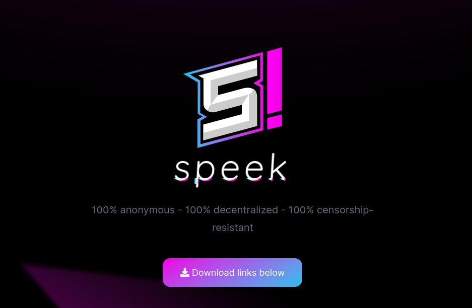 computekni's tweet photo. Speek, app se mensajería descentralizada y segura

Link - https://t.co/hsxFRwjQct
.
.
.
#decentralized #Anonymous #speek #message @LetsSpeek https://t.co/UPGXP2xwVO
