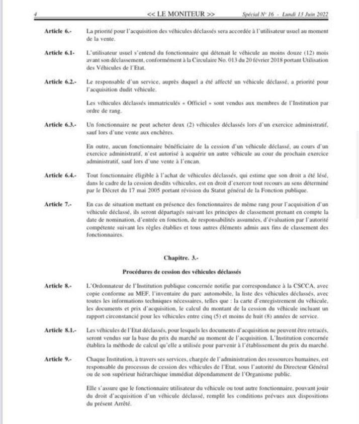 Pendant que le chef de gang de la primature occupe nos esprits avec une insécurité manipulée, il pille &amp; s'enrichit effrontément...

Il va finir mal ce vieillard cupide, sans gêne &amp; sans scrupule... #Haiti