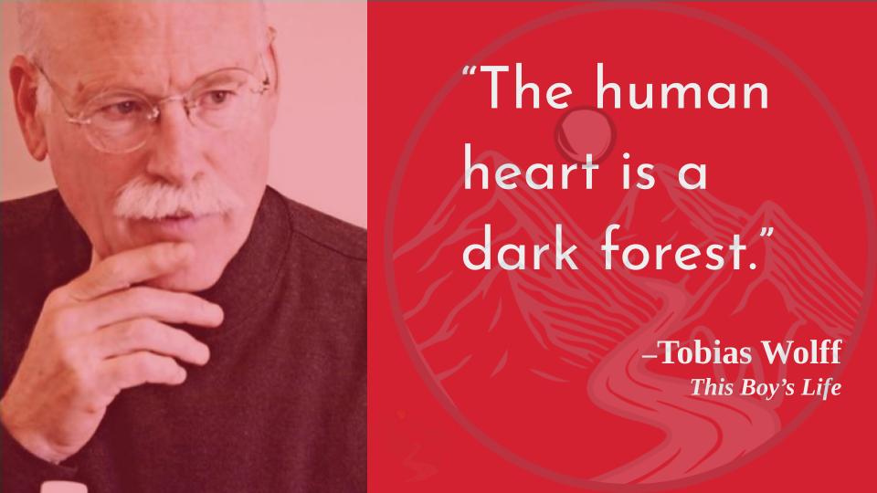 It is. It is.
Happy birthday, Tobias Wolff! 