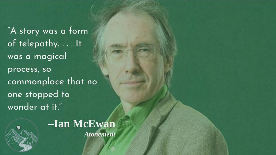 True, this. So let\s pause in wonder. . . . 
Happy birthday, Ian McEwan! 