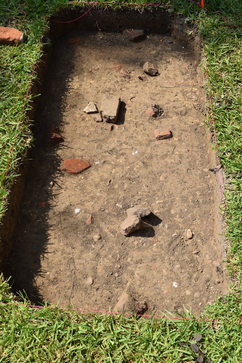Last week I had the opportunity to visit Concord Quarters in Natchez, MS where <a href="/MSUanth/">MississippiStateAnth</a> is doing a field school. Some of the lovely finds from the project are bricks with fingerprints of the makers, an intact sponge ware cup, and a silver hair locket.  1/2
