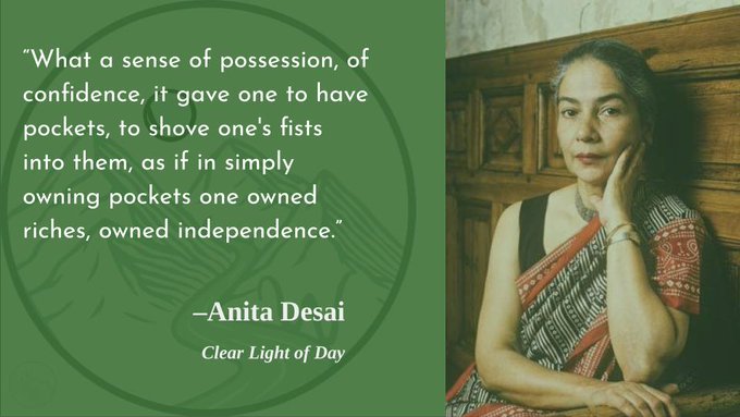 Thank you for revealing so much inside the details,
and happy birthday, Anita Desai! 