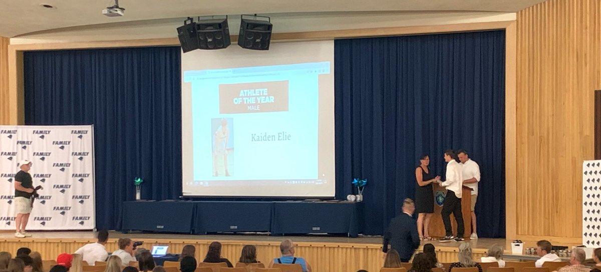 Congratulations to all of our student-athletes &amp; a great big thank you to our coaches on a great athletic season.  Congrats also to Coach K who received the City Coach of the Year for football!