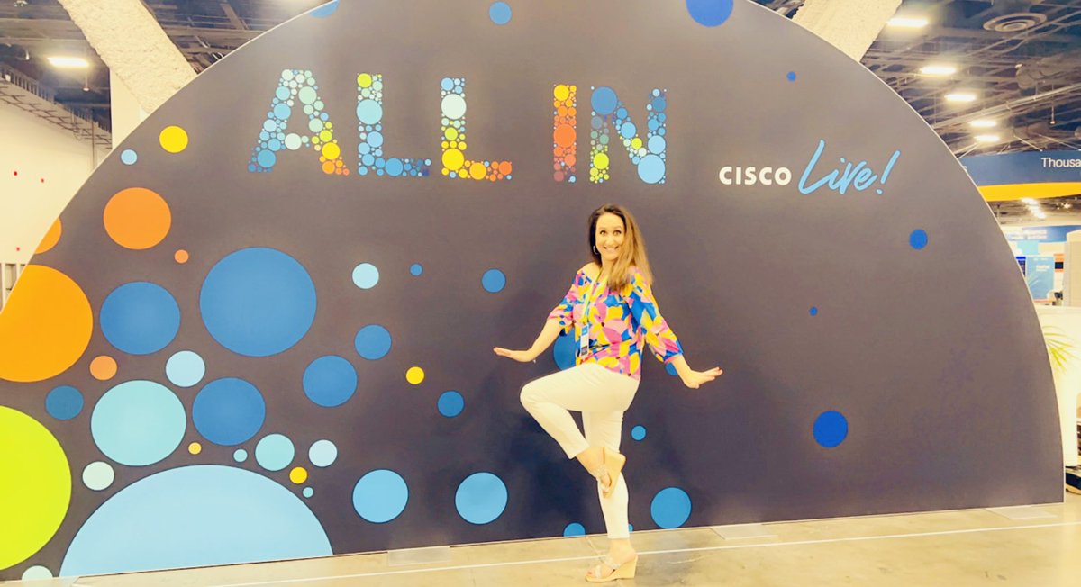 JillPerez_ATL's tweet image. Having an amazing time here at #CISCOLive2022 in Vegas! @CiscoLive @Cisco