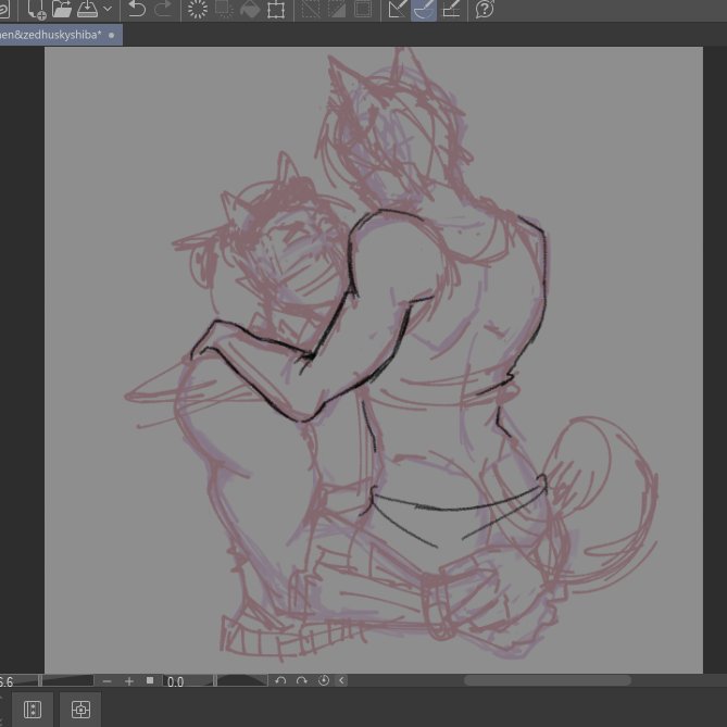 HermesGniera's tweet photo. A preview of the Shiba Shen x Husky Zed drawing, I don't know whether to take Zed's clothes off or just put shorts on him. #leagueoflegends #zedlol #shenlol https://t.co/soMIAzGpQ7