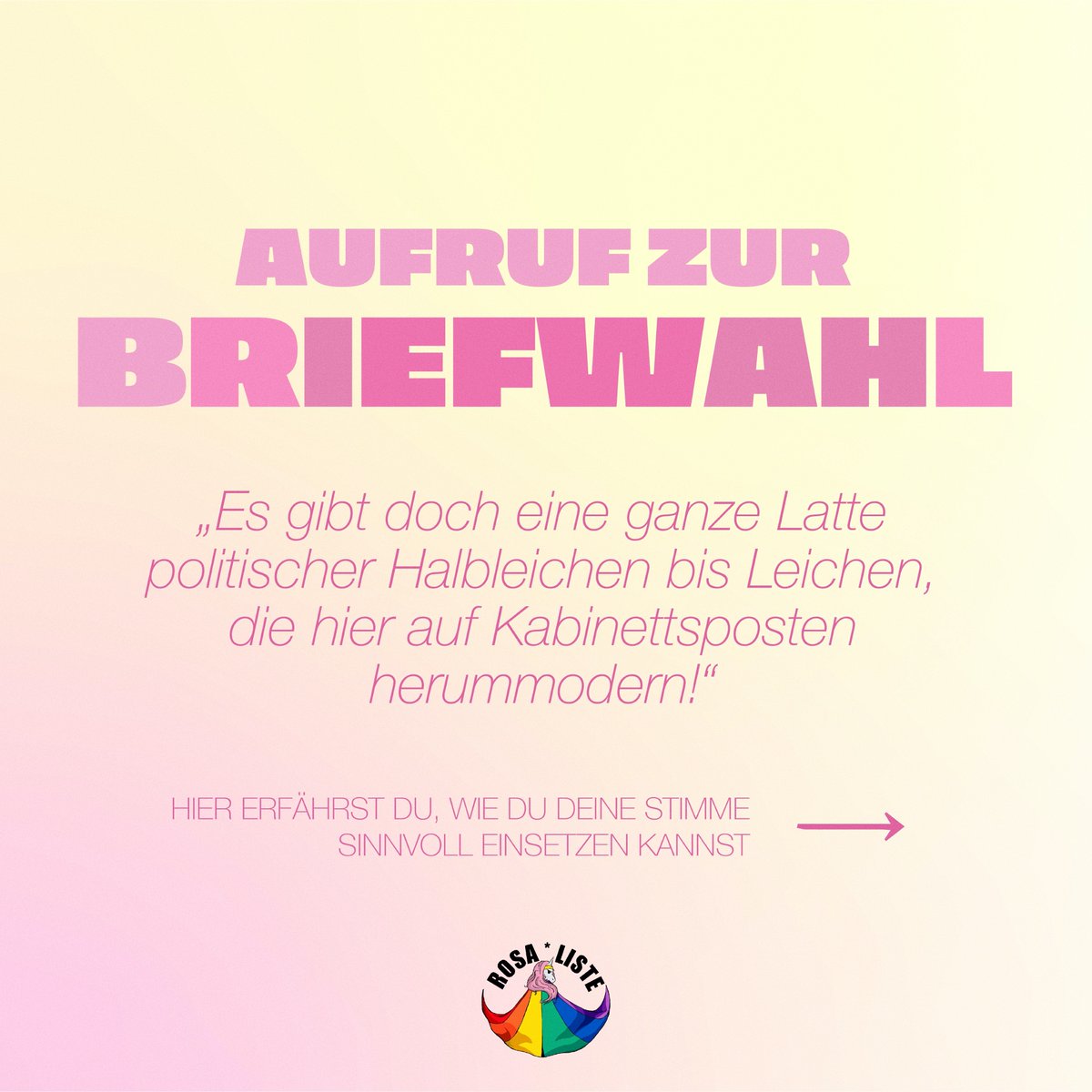 Rosa Liste Frankfurt tweet media