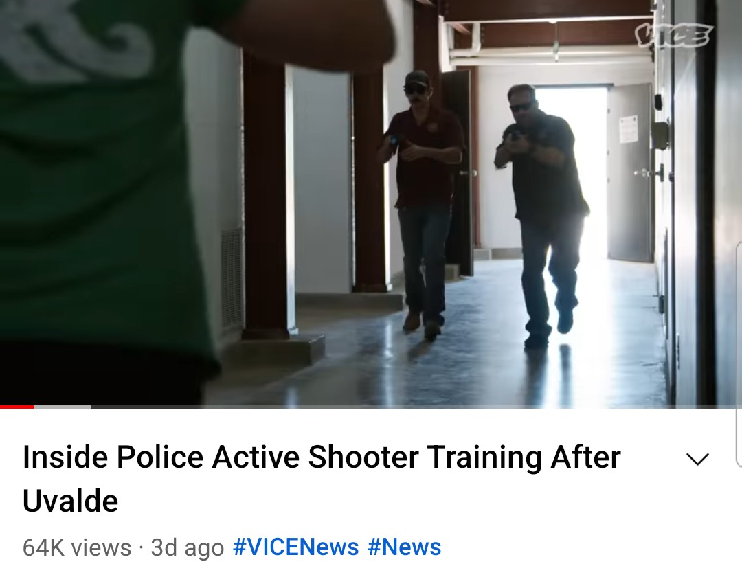 Brief introduction to what law enforcement active shooter training looks like...
#ALERRT #Police 

youtu.be/b2n9PnQ96w0