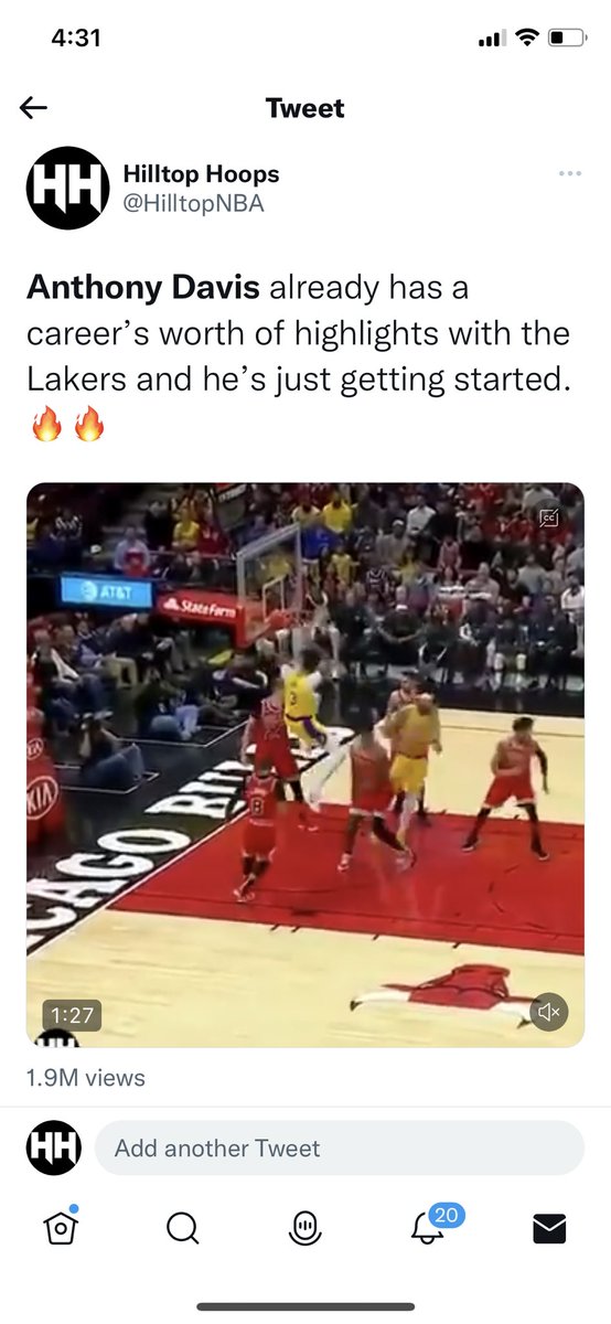 Lilbeebz21's tweet photo. Pleasantly shocked to open up IG today and see LeBron re-posted one of my highlight vids. This is wild 🙏 https://t.co/7SDDBWlxee