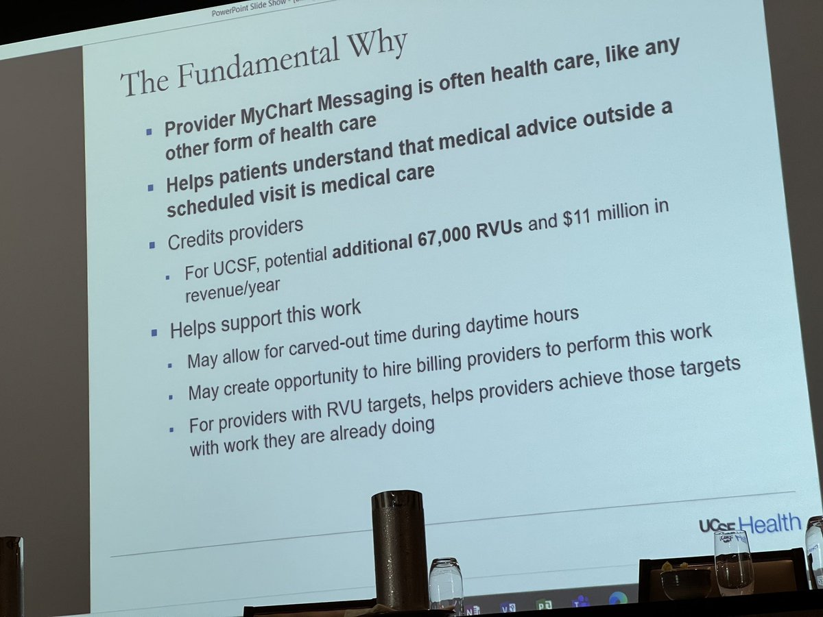 CraigJoseph's tweet photo. You can’t improve a problem if you can’t measure it. Half the problem is realizing how much time clinicians are spending with messages. Healthcare is healthcare now matter how it’s delivered. #AMDIS22 @RussCucina https://t.co/MYRJMHLZGO