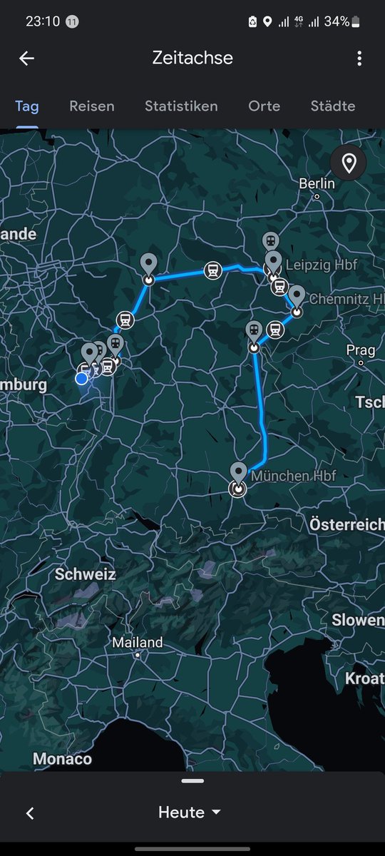 Besoffen mitm 9 Euro Ticket. Stabiler Fahrtverlauf.