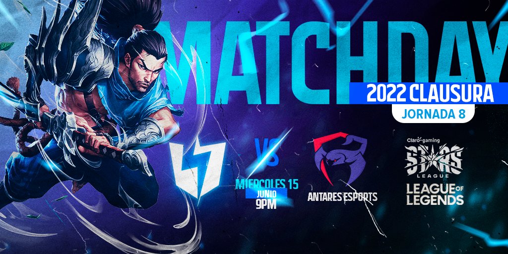 ¡¡Seguimos con la ilusion!! en la @lvpperu Fase II contra @_antaresesports por la 𝐜𝐥𝐚𝐮𝐬𝐮𝐫𝐚 𝟐𝟎𝟐𝟐
⏱ 9:PM
👀 twitch.tv/lvpperu
#ClaroGamingStarsLeague
#LVP Liga de Videojuegos Profesional🏆
#GoINS⚡
#ClaroGamingStarsLeague 2022 🏆