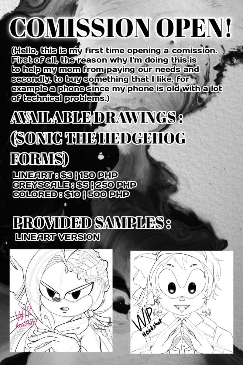 headshotchan1's tweet photo. I'm available going commission. I badly need some money for school purposes. DM's are open and payment is through PayPal. 
▃▃▃▃▃▃▃▃▃▃▃▃▃▃▃▃

– #SonicComissions 
– #ArtComission #SonicArt
– #Comission #SonicOC
– #OCcomissions https://t.co/xPI4mHMjE2