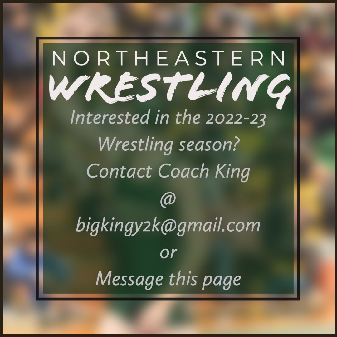 EaglesPin2win's tweet photo. Interested in Wrestling this upcoming season?
Contact Coach King for more info!
#TakedownWinRepeat https://t.co/WMbUKTc2PL