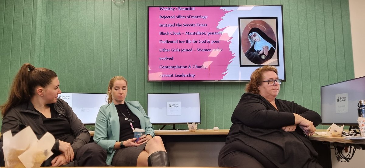 Coffee catch-up retreat. Exploring the life of our patron Saint and how we can share her charism in our school. <a href="/ServiteCollege/">Servite College</a>