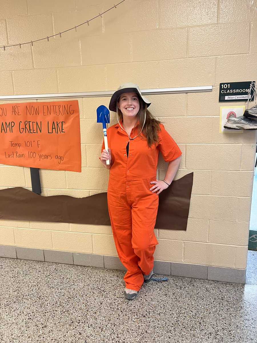 CassRoomOneOFun's tweet photo. HOLEy cow what a fun day and a half we’ve had celebrating our favorite read aloud of the year, Holes! https://t.co/5KlDvEYof7