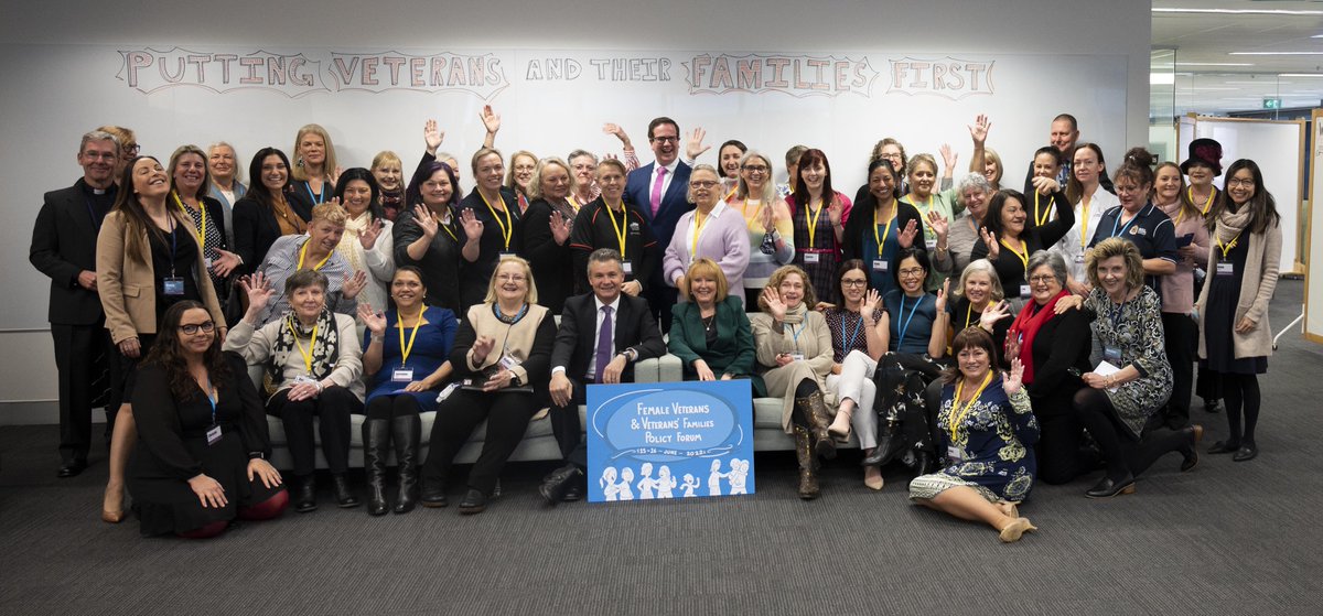 For the first time in two years we are hosting an in-person Female Veterans and Veterans’ Families Policy Forum from 15 - 16 June, providing a platform for female veterans and veteran family members to speak with us.

More: dva.gov.au/about-us/overv…