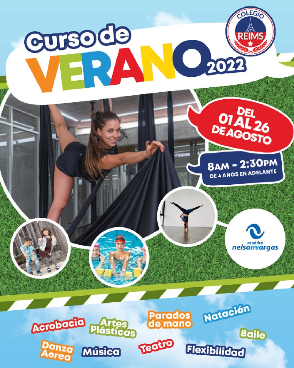 Los invitamos al CURSO DE VERANO impartido por la compañía de jazz.

📅 Fechas: 1 al 26 de agosto
⏰ Horario: 8:00 a 14:30 hrs.
👧🏻🧒🏽 Edades: a partir de los 4 años

📌 Informes e inscripciones:
Prof. Carlos 📱 55 2338 4051
Karel 📱 55 5465 4825

⭐️INSCRIPCIONES ABIERTAS⭐️