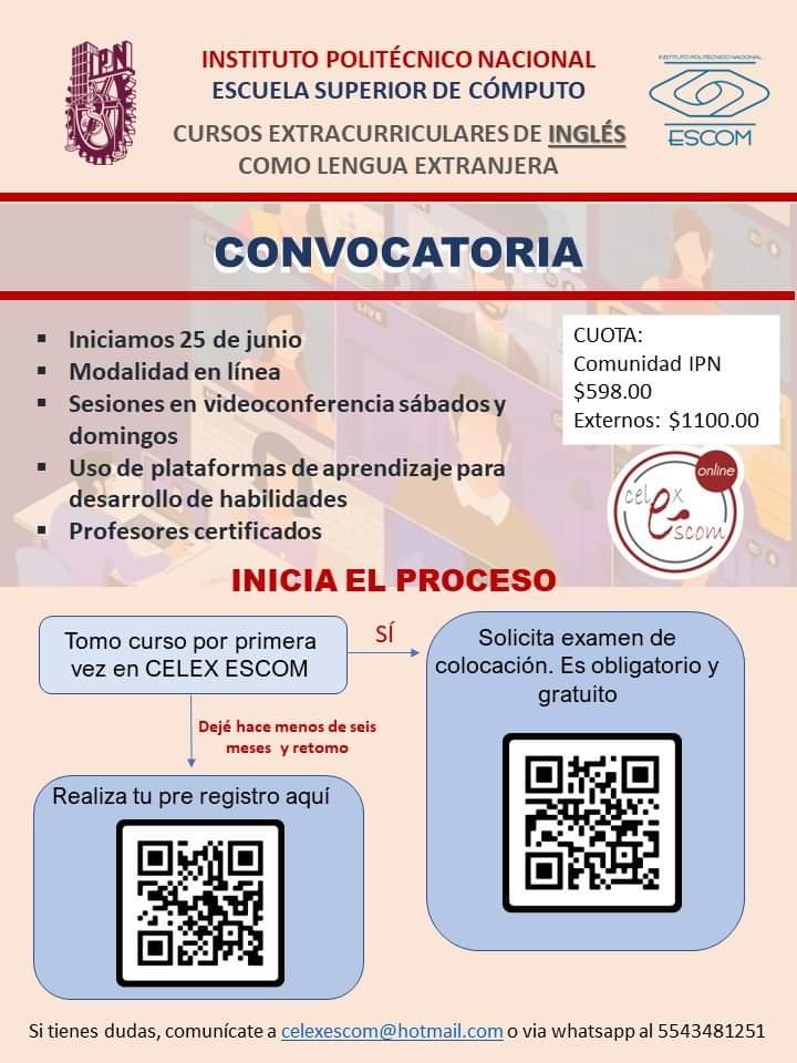 celexescom's tweet photo. Convocatoria disponible. Inicio 25 de junio https://t.co/7LuI0gzBCp
