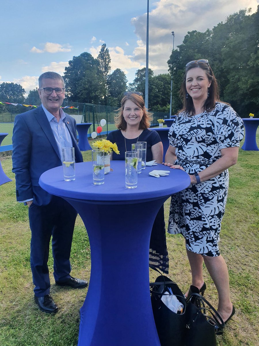 lecheiletrust1's tweet photo. Guests enjoying the garden party as part of our special event marking the official opening of the Le Chéile Education Centre. https://t.co/22MeB3DVny