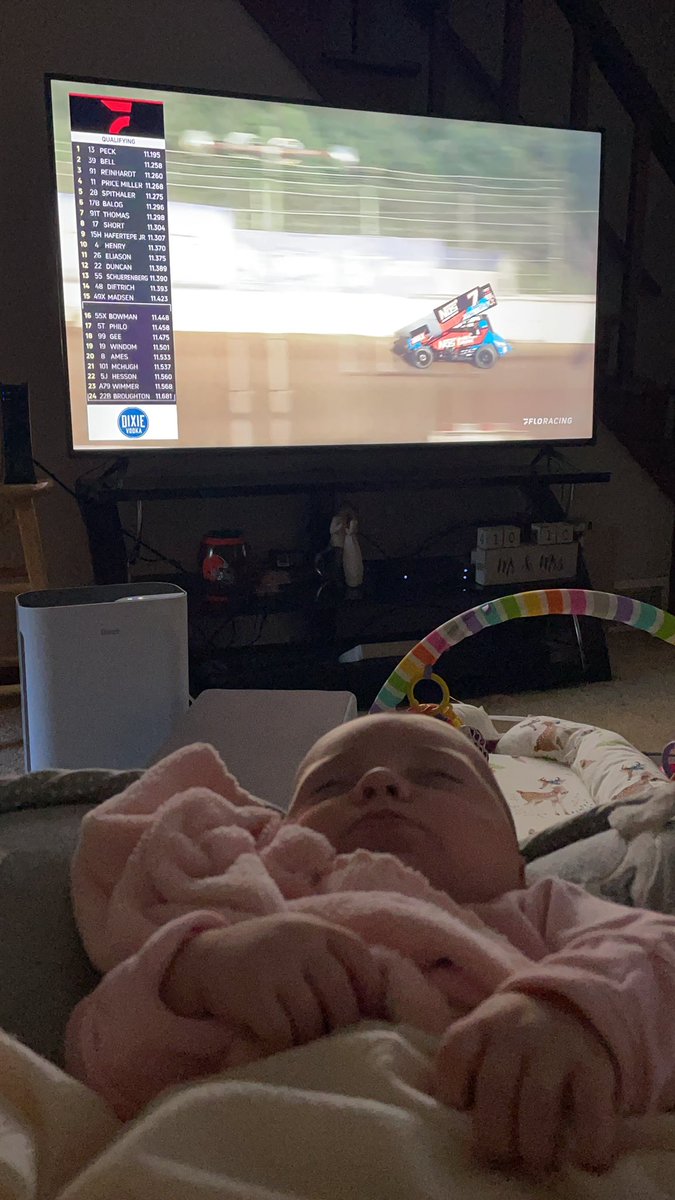 Catching night 6 @ASCoC on <a href="/FloRacing/">FloRacing</a> during Addison quick power nap!!! ☀️