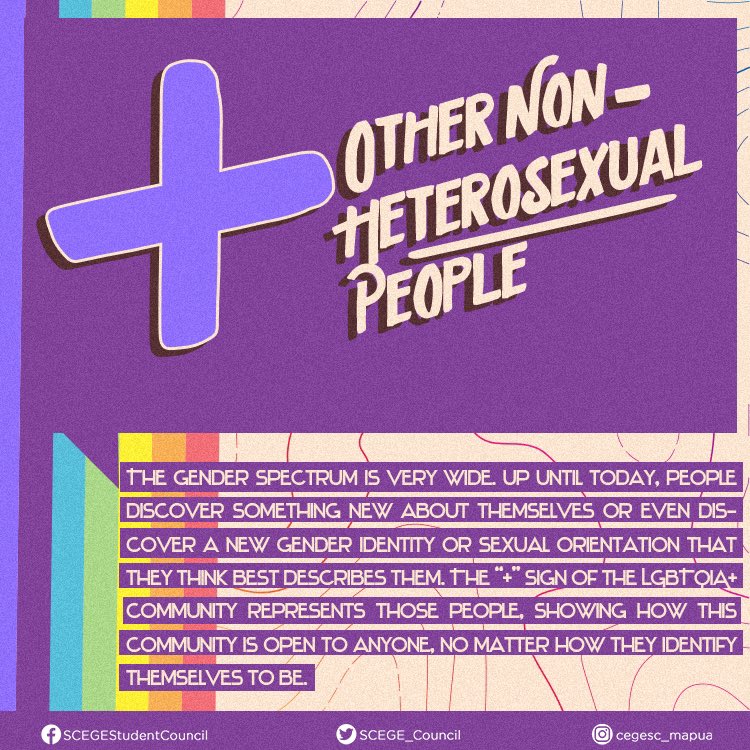 SCEGE_Council's tweet photo. Yet, one should know and should always remember that your identity should not revolve around a single letter. One should never be afraid to learn more about themselves, and slowly remove the fear of choosing to be themselves. https://t.co/niDnvOuW12
