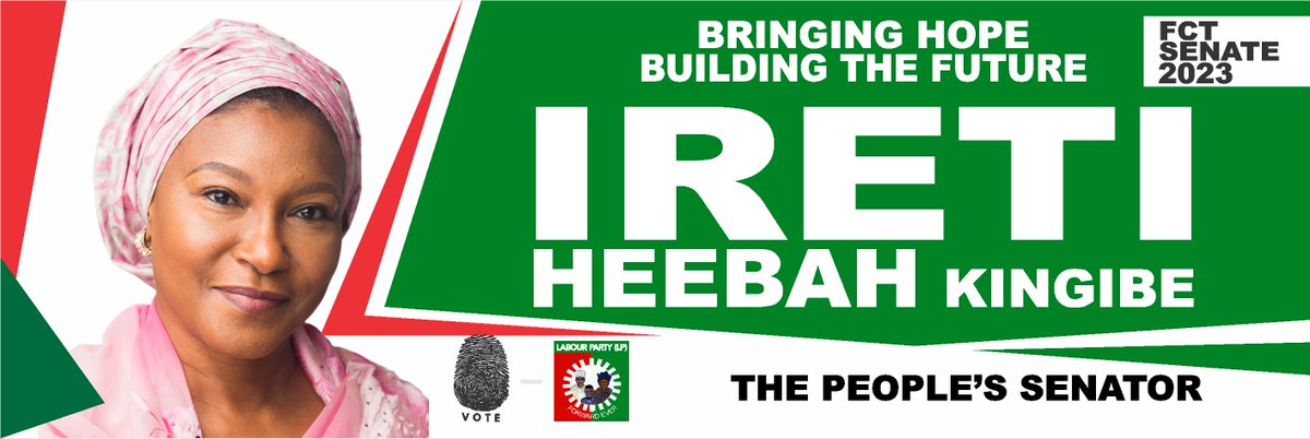 ireti_kingibe's tweet photo. A NEW CHAPTER, LETS GET FCT WORKING. OUR CAPITAL DESERVES A BETTER REPRESENTATION IN THE SENATE. #LABOURPARTY          #IRETI20234FCT #LP #FOWARDEVER https://t.co/TR8hxYWFHm