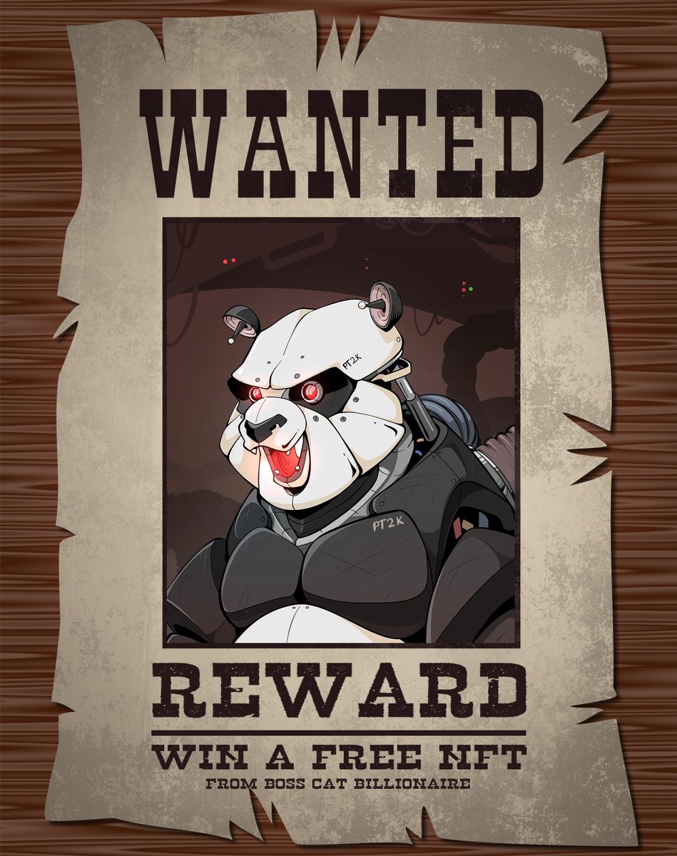 I will be personally offering a reward for the return of 
<a href="/PandatronNFT/">Pandatron 🤖</a> If your interested in finding him &amp; winning the reward for yourself, then coordinate with the head of the search team which is <a href="/PolarPandaNFT/">Polar Panda ❄️</a> he will have all necessary details including important updates!