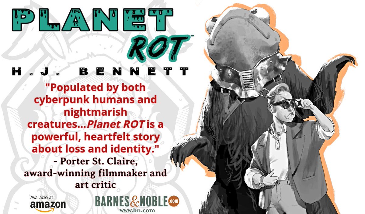 HJBennett5's tweet photo. Another professional review is in! Thank you so much!

#planetrot #novel #fantasy #pandemicwriting #horror #monsters #frankenfatale #undeaddetroit #author #scifi #undead #zombies #troubleinundeaddetroit #authorreview #review #filmmaker #writer #critic #professionalreview https://t.co/b0bDONQ6b5