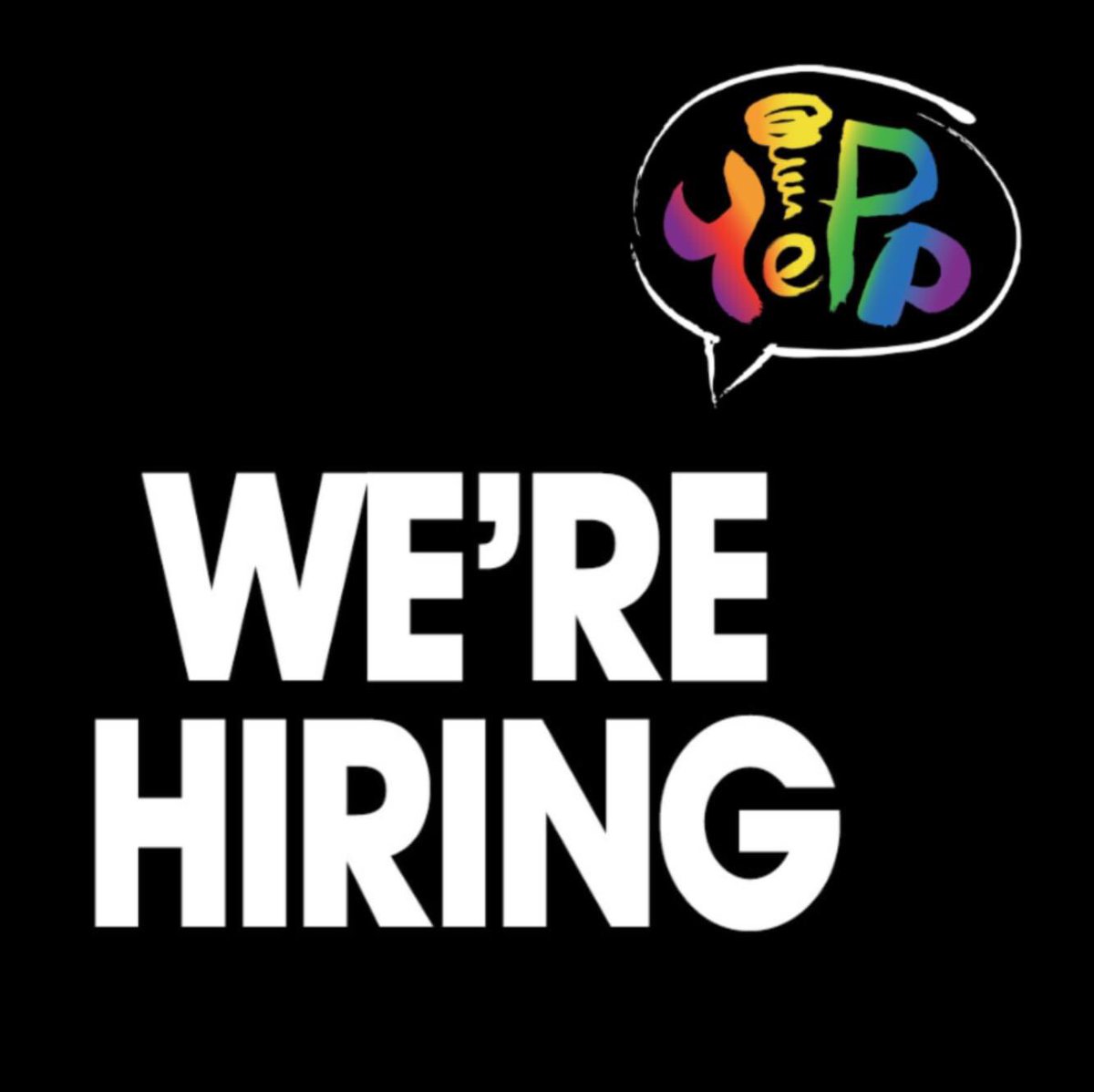 2 OPEN POSITIONS

1. Director of Programs 
🌈 DEADLINE: Sunday, September 26th, 2021

2. Director of Services
🌈 DEADLINE: Monday, June 27th, 2022

To Apply- WeSayYEPP.com/get-involved

#WeSayYEPP #JobOpenings #YouthWorkerJob #ApplyToday