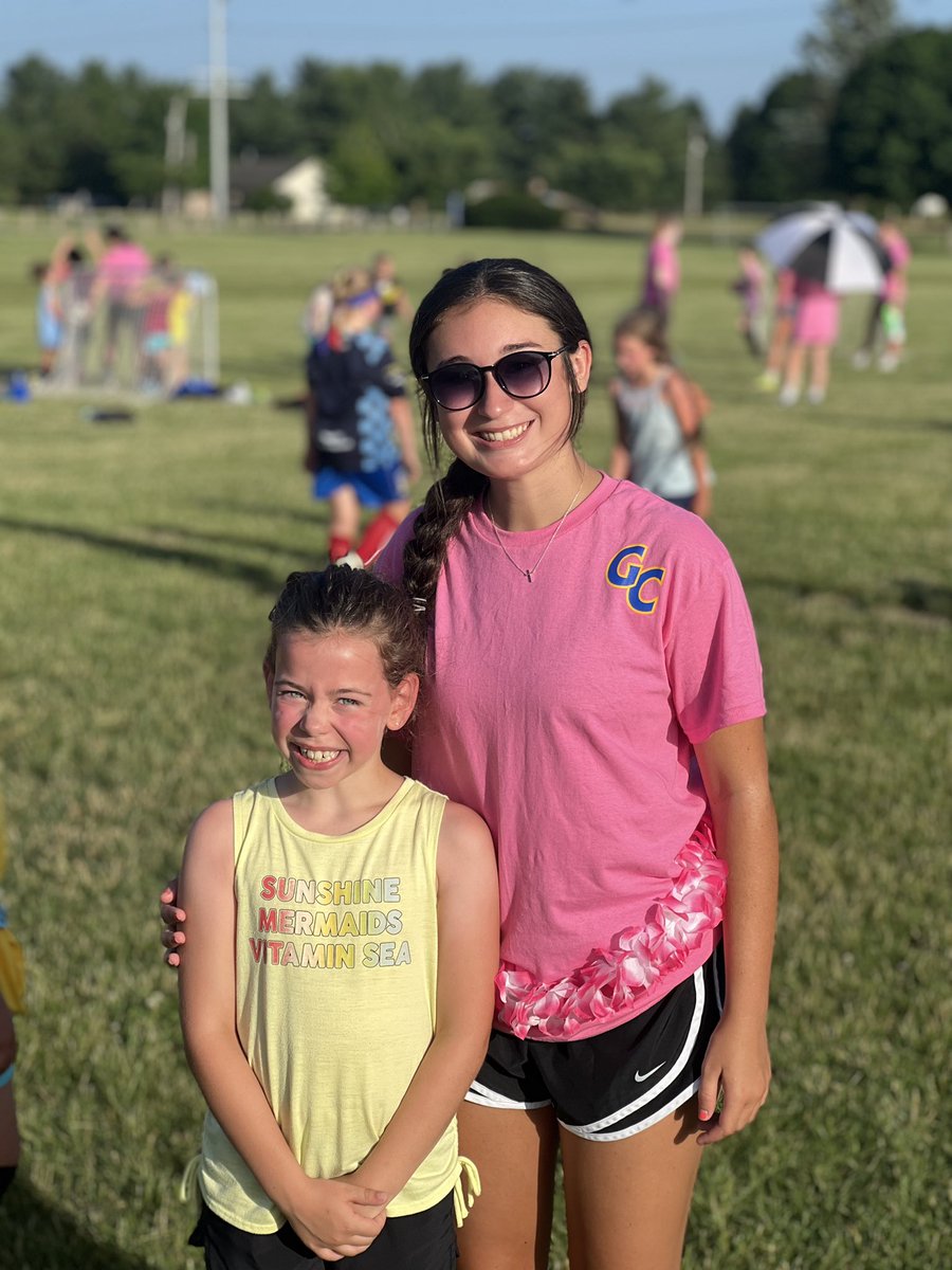 Having a great time <a href="/GASCyouthsoccer/">Greenfield Soccer</a> soccer camp this week. Thank you <a href="/CougarGCSoccer/">GC Women's Soccer</a> for providing coaches, squirt guns, and popsicles!