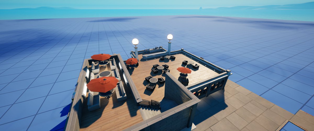 whoisLynxy's tweet photo. My submission for the Block 2.0
"You're invited to the Pizza Party! Here you can hang out with your friends inside and have a pizza slice or why not move up one floor and vibe on the rooftop, there is something for everyone here🍕☀"
#CreatedinFortnite #TheBlock2
@TheWaveRises https://t.co/3HfODXOMYV