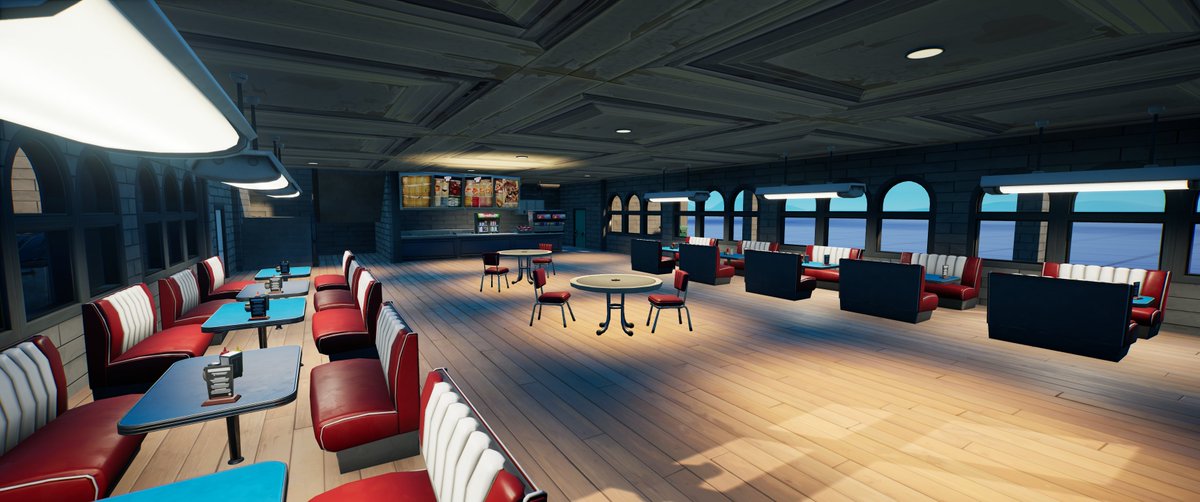whoisLynxy's tweet photo. My submission for the Block 2.0
"You're invited to the Pizza Party! Here you can hang out with your friends inside and have a pizza slice or why not move up one floor and vibe on the rooftop, there is something for everyone here🍕☀"
#CreatedinFortnite #TheBlock2
@TheWaveRises https://t.co/3HfODXOMYV