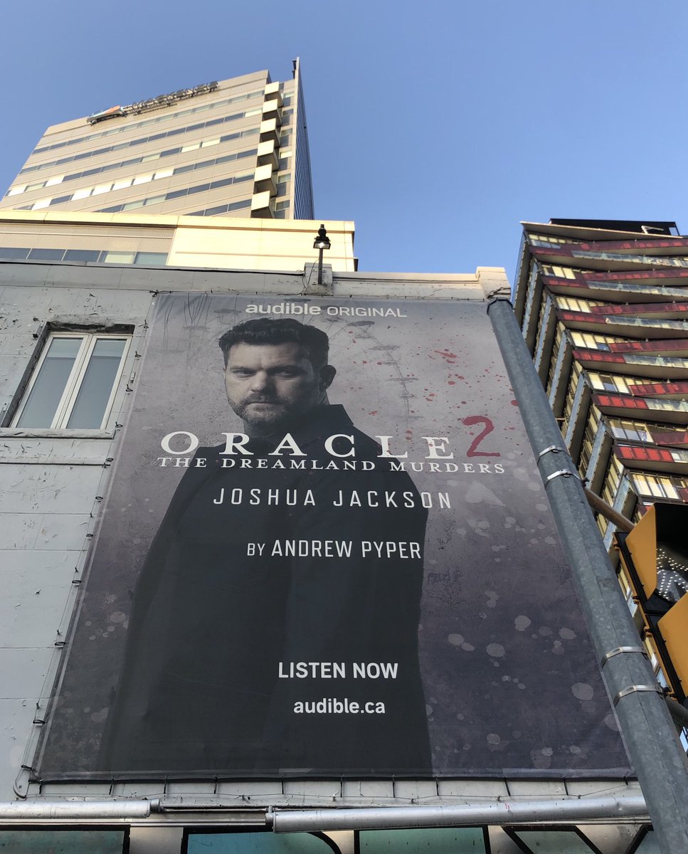 andrewpyper's tweet image. ORACLE 2 looking over Queen West y’all! ⁦@audible_ca⁩ ⁦@audible_com⁩