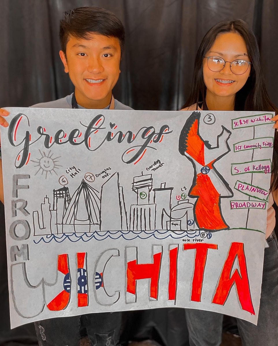 StuEmpowerment's tweet image. As part of YLINK’s (Youth Leaders in Kansas), our ‘22 Direct &amp;amp; V-Direct attended the YLINK Summer Leadership Conference where they presented StuEm’s year in full &amp;amp; share about the City of Wichita. They were than surprised with an Outstanding Youth Leader Award! @MirrorIncKansas