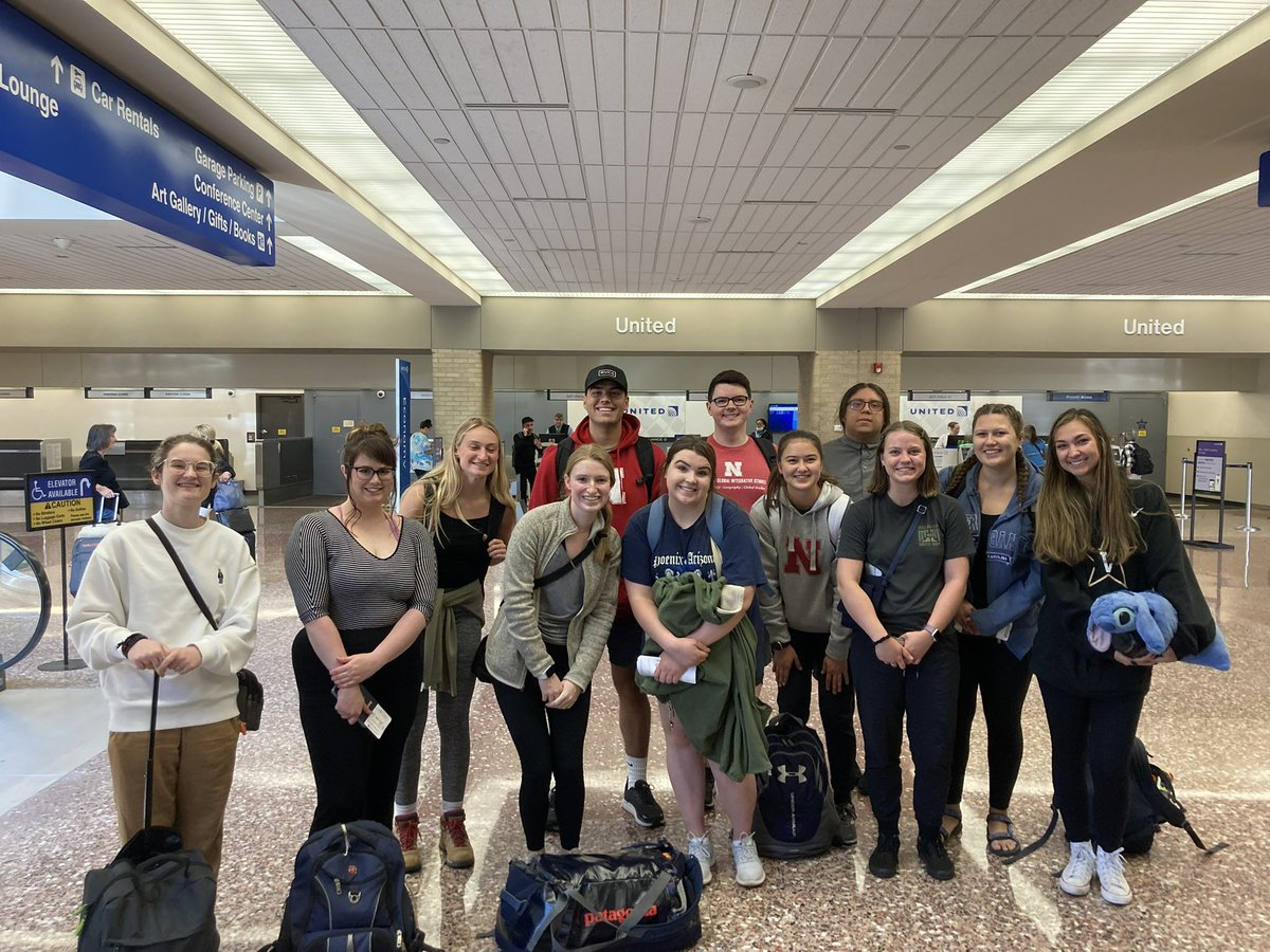 And they’re off! ✈️ #Anthropology graduate & undergraduate students departed for Münster, Germany 🇩🇪 for the first #ForensicArchaeology Field School led by Dr. Bill Belcher. @WbelcherWilliam @UNLGlobalEx @UNLincoln @dodpaa #GoBigRed #HuskersAbroad #SGIS