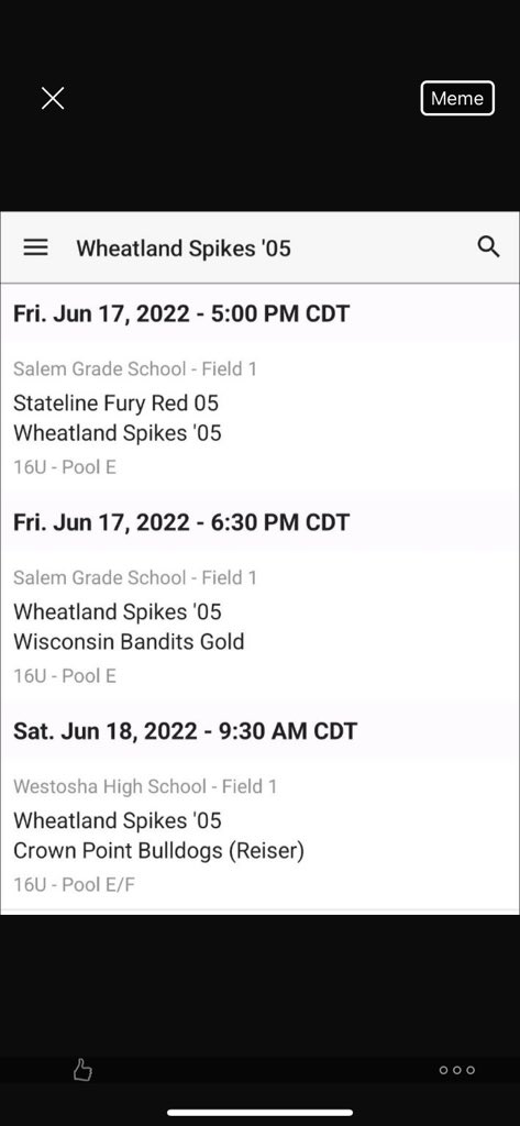 Tia Durst (@dursttia) on Twitter photo Battle of the Borders tourney schedule for this weekend in Salem, Wisconsin! <a href="/UGASoftball/">Georgia Softball</a> <a href="/HailStateSB/">Mississippi State Softball</a> <a href="/PackSoftball/">NC State Softball</a> <a href="/TexasSoftball/">Texas Softball</a> <a href="/UKsoftball/">Kentucky Softball</a> <a href="/land_softball/">LakeLandSoftball</a> <a href="/OhioStateSB/">Ohio State Softball</a> <a href="/FSU_Softball/">Florida State Softball 🥎</a> <a href="/UGACoachTony/">Tony Baldwin</a> <a href="/Coach_Ricketts/">Samantha Ricketts</a> <a href="/UKCoachLawson/">Rachel Lawson</a> Battle of the Borders tourney schedule for this weekend in Salem, Wisconsin! <a href="/UGASoftball/">Georgia Softball</a> <a href="/HailStateSB/">Mississippi State Softball</a> <a href="/PackSoftball/">NC State Softball</a> <a href="/TexasSoftball/">Texas Softball</a> <a href="/UKsoftball/">Kentucky Softball</a> <a href="/land_softball/">LakeLandSoftball</a> <a href="/OhioStateSB/">Ohio State Softball</a> <a href="/FSU_Softball/">Florida State Softball 🥎</a> <a href="/UGACoachTony/">Tony Baldwin</a> <a href="/Coach_Ricketts/">Samantha Ricketts</a> <a href="/UKCoachLawson/">Rachel Lawson</a>