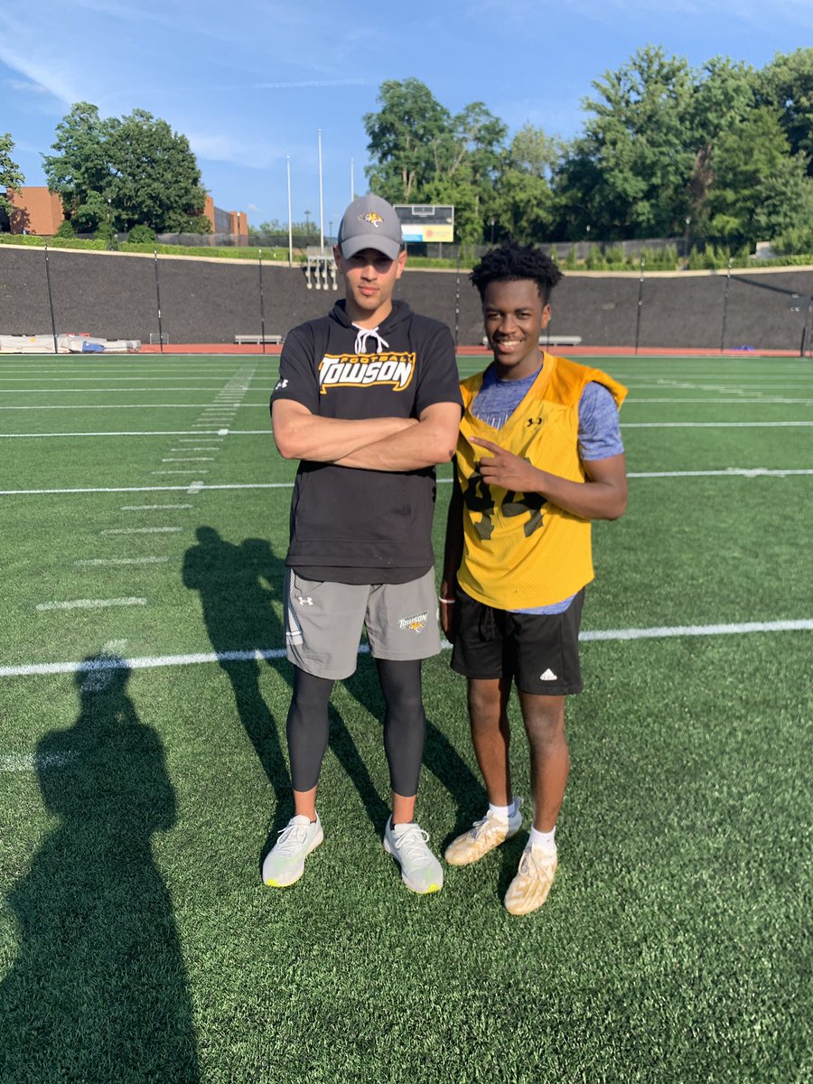 Kofi Irvingひ (@202kofi) on Twitter photo Had a great time and put in work <a href="/Towson_FB/">Towson Football</a> prospect camp. I also learned good techniques from Coach <a href="/DKief10/">Derek Kief</a> I appreciate the opportunity!! Had a great time and put in work <a href="/Towson_FB/">Towson Football</a> prospect camp. I also learned good techniques from Coach <a href="/DKief10/">Derek Kief</a> I appreciate the opportunity!!